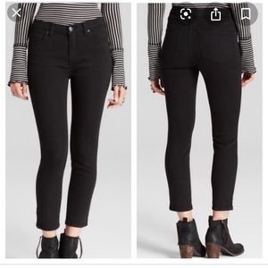 Free people high rise roller skinny